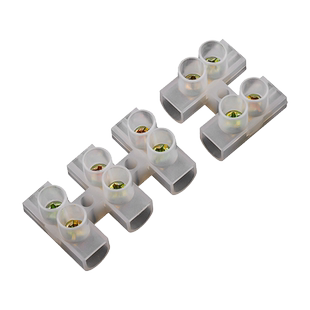 X3尼龙接线端子排 10A/20A/30A/60A电线连接器12位铜接线柱接头