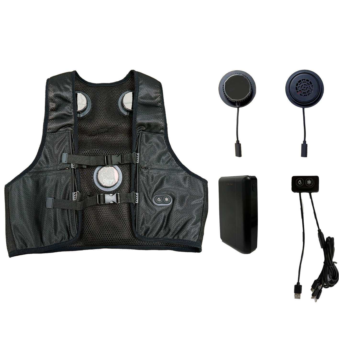 夏季半导体制冷空调服帕尔贴制冷降温风扇半导体制冷片