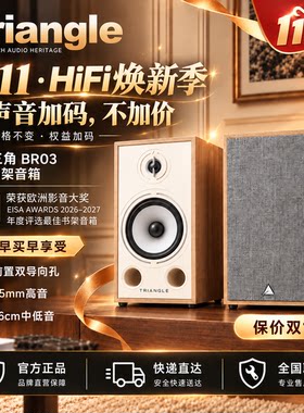 三角BR03音箱无源发烧HIFI高保真