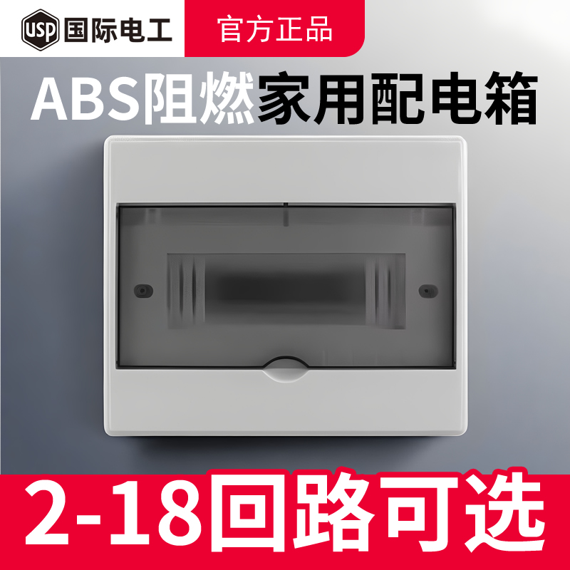国际电工全塑明装配电箱