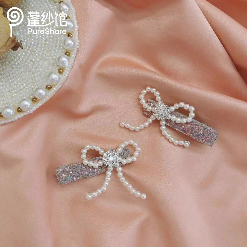 女童发夹新款儿童蝴蝶结发饰发箍