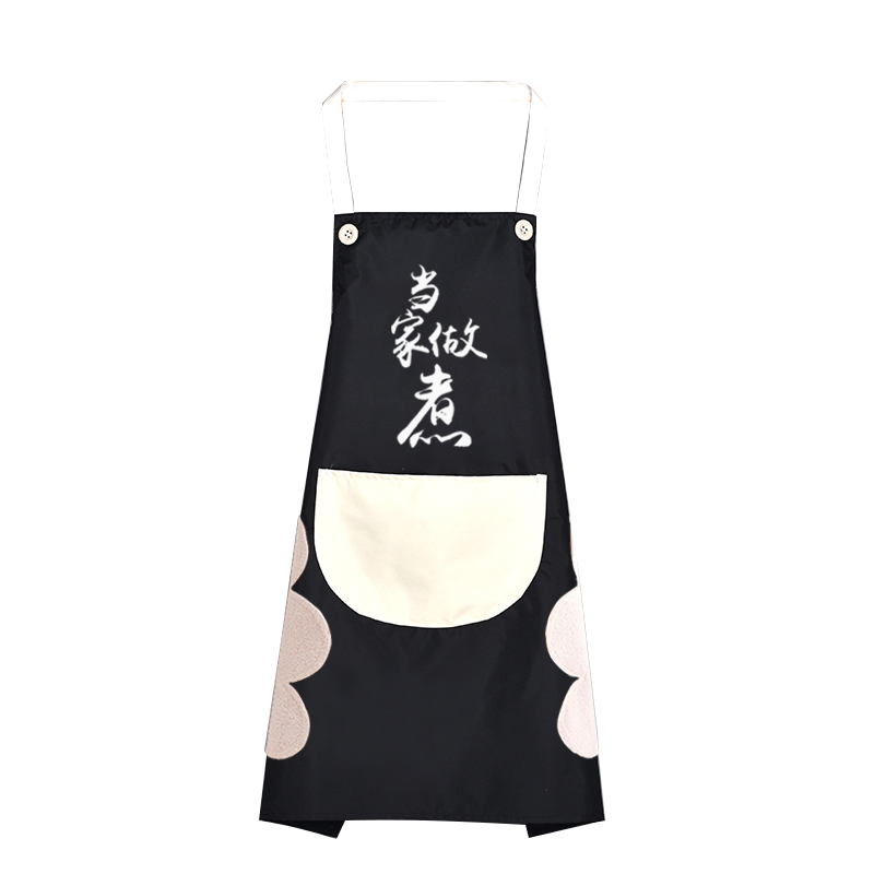 新款围裙家用厨房防水防油做饭围腰韩版日系男女时尚工作服定制