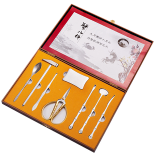 蟹八件吃蟹工具家用大闸蟹的拆蟹剥吃螃蟹神器专用中秋扬州蟹八件