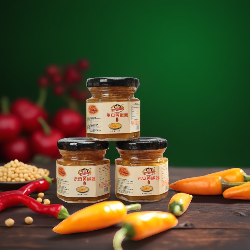 永安黄椒蒜蓉沙县辣椒酱拌面便携