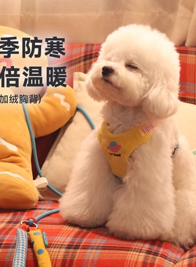 Tuffhound它愿狗狗胸背小型犬冬季猫咪胸背带小狗牵引绳宠物狗绳