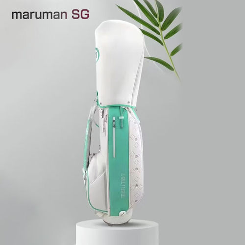 Maruman丸万高尔夫球包女士SG系列标准球杆包 白/薄荷绿