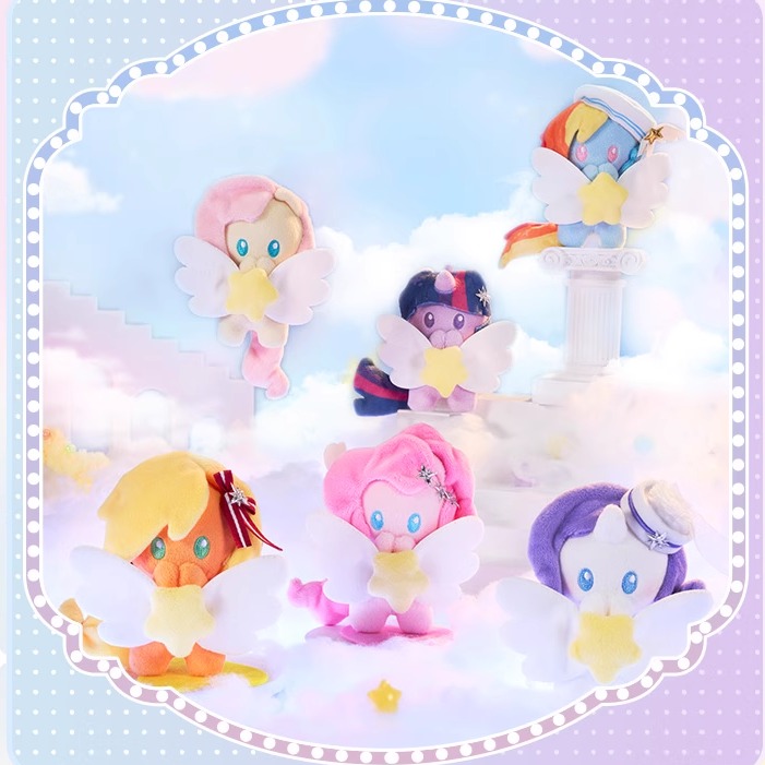 卡游小马宝莉星愿派对系列星愿毛绒挂件正版周边玩具包挂饰小礼物
