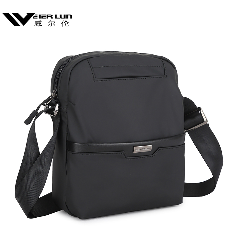 威尔伦休闲单肩包轻便防水男包