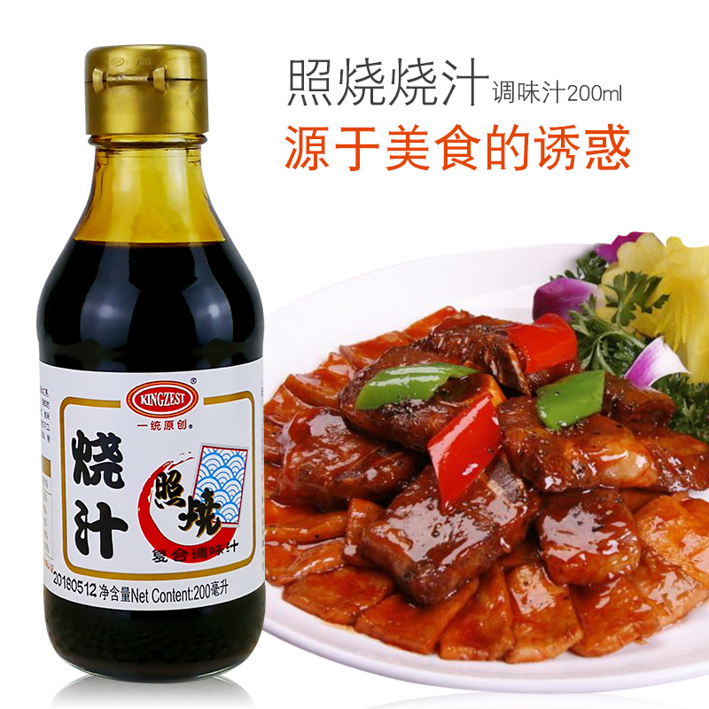 一统原创日式照烧汁烤鳗鱼200ml