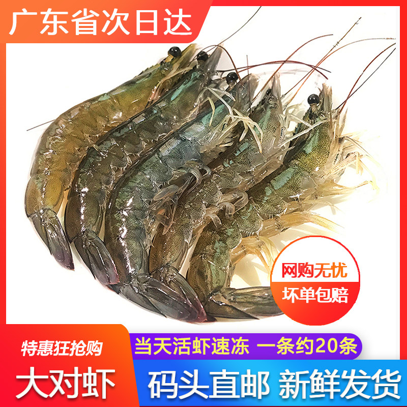 基围大对虾鲜活超大特大南美鲜白虾冷冻速冻新鲜水产深海虾火锅