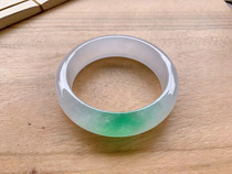 Pure natural jadeite jade jewelry genuine a product ice round bar