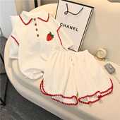 短裤 300斤休闲运动套装 新款 大码 洋气短袖 女夏季 宽松时尚 两件套