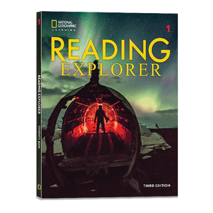 第三版reading explorer 美国国家地理 1级学生书带账号中小学英语阅读教材分级读物原版 青少年综合新版阅读探索者