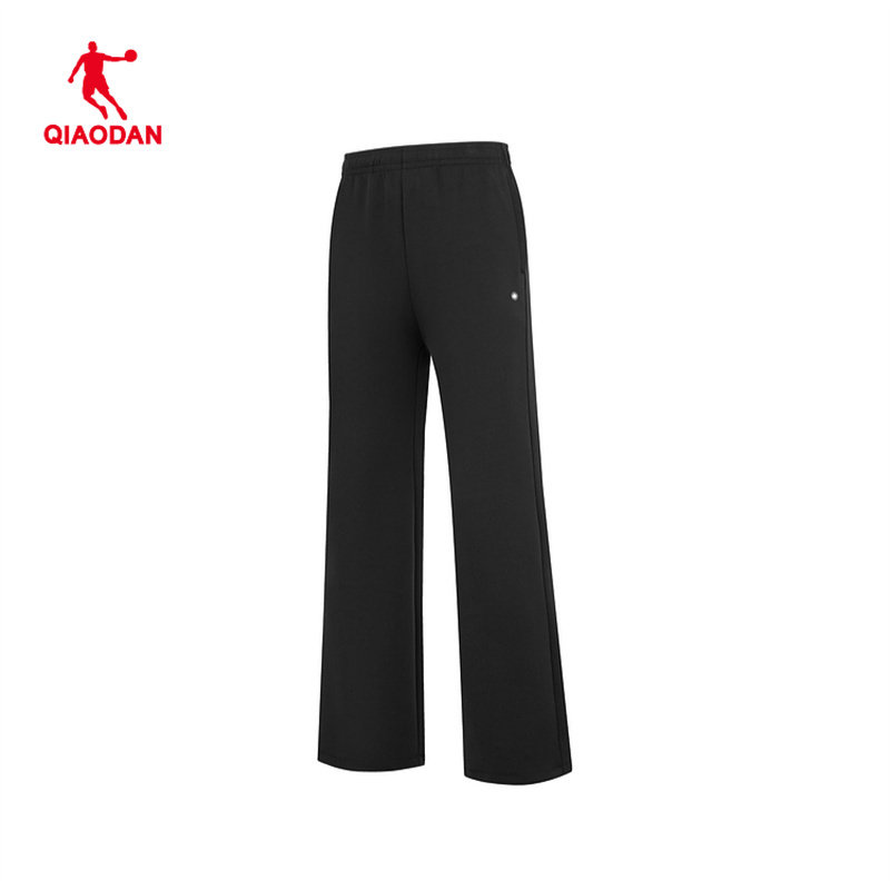 乔丹针织运动长裤女2026年春季新款宽松直筒休闲女裤QDEKL2261136