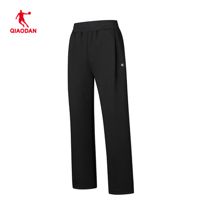 乔丹阔腿裤女2025春秋透气宽松直筒休闲运动裤女裤子QDEKL2251053