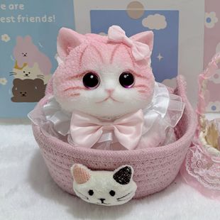 可爱大猫捏捏乐创意摆件生日礼物惊喜送女友解压玩具