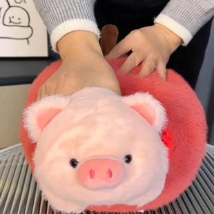 网红苹果刺猬猪猪毛绒玩具公仔可爱小猪儿童玩偶超萌女生生日礼物
