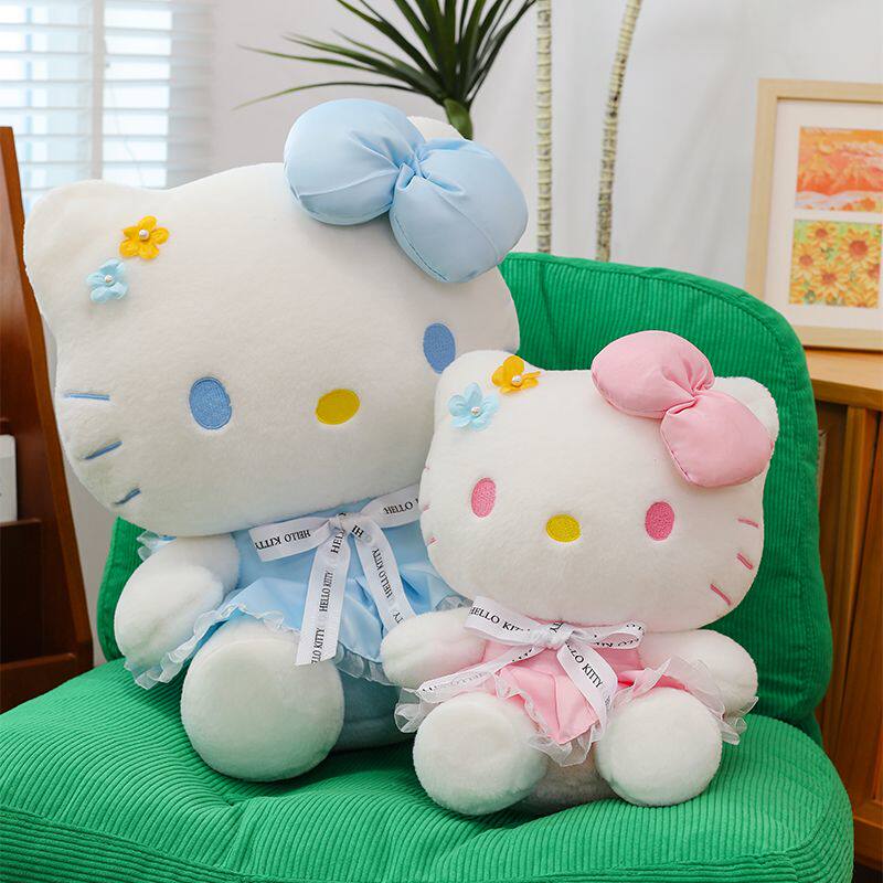hellokitty玩偶公仔凯蒂kt猫咪可爱毛绒玩具儿童布娃娃生日礼物女
