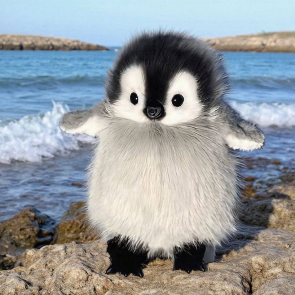 卡通企鹅公仔毛绒玩具软萌玩偶海洋馆动物布娃娃女生儿童礼物