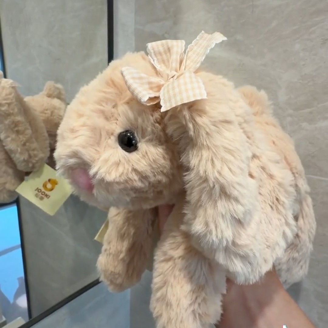 可爱兔子毛绒玩具温柔兔兔治愈系安抚抱枕陪睡布娃娃生日礼物女生