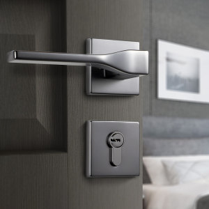 名门静音门锁室内卧室静音房门锁化妆室实木门把手家用通用型锁具