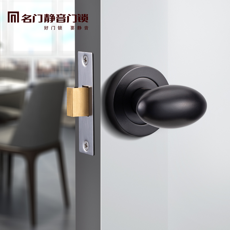 暗装电视背景墙简约黑色隐形门锁