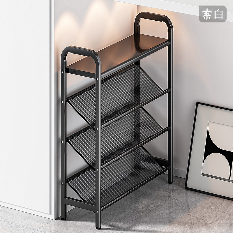 鞋架家用入户小窄鞋架多层出租房用宿舍小型门口置物架窄缝鞋架子