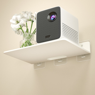 路由器放置架机顶盒收纳墙上置物架壁挂wifi投影仪上墙摄像头架子