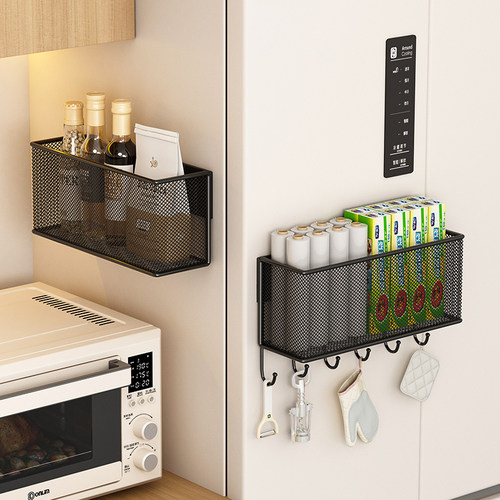 磁吸冰箱置物架厨房调料品收纳