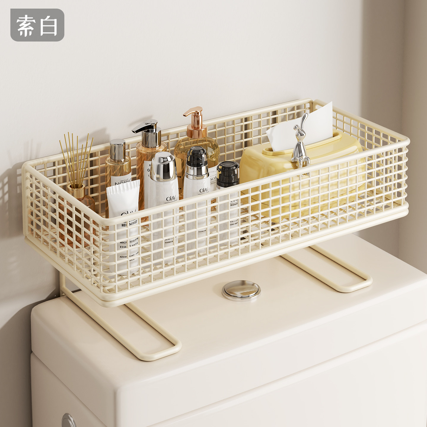 马桶上方置物架卫生间浴室储物架子厕所洗手间用品多功能收纳神器