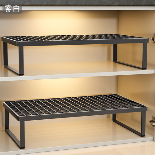 厨房橱柜内置物架柜子分层架