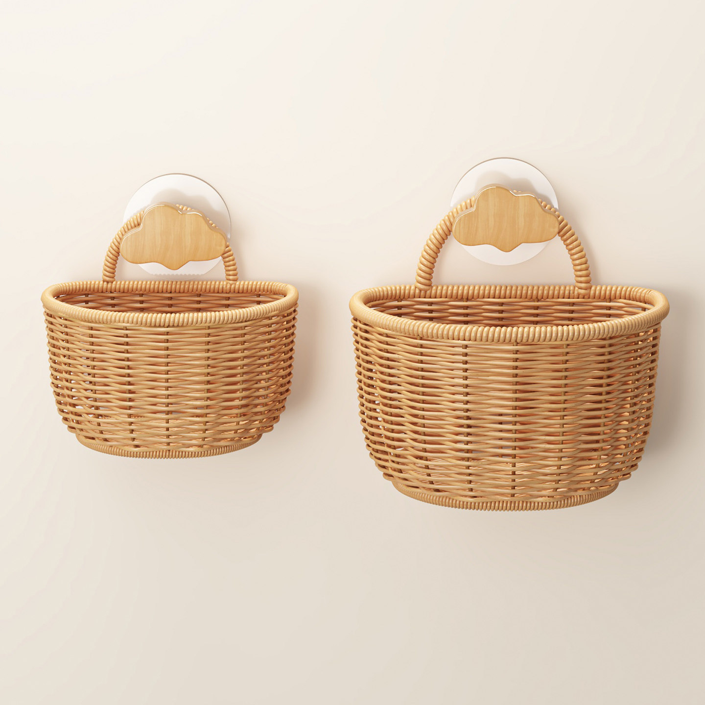 厨房葱姜蒜小挂篮家用壁挂仿藤编织篮墙上多功能放姜蒜鸡蛋收纳筐,厨房/烹饪用具,厨房置物架/置物柜/角架,淘宝优惠券,粉丝福利购,淘宝优惠卷