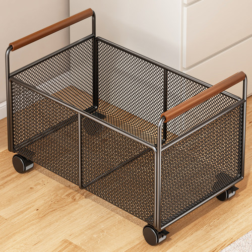 书本置物架学生桌下书包小推车可移动书籍收纳箱子装书神器教室用