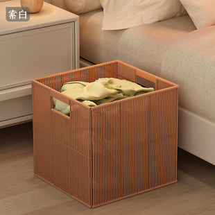 彷藤编脏衣篓装脏衣服收纳筐高颜值化妆室家用脏衣篮洗衣篮子篓子