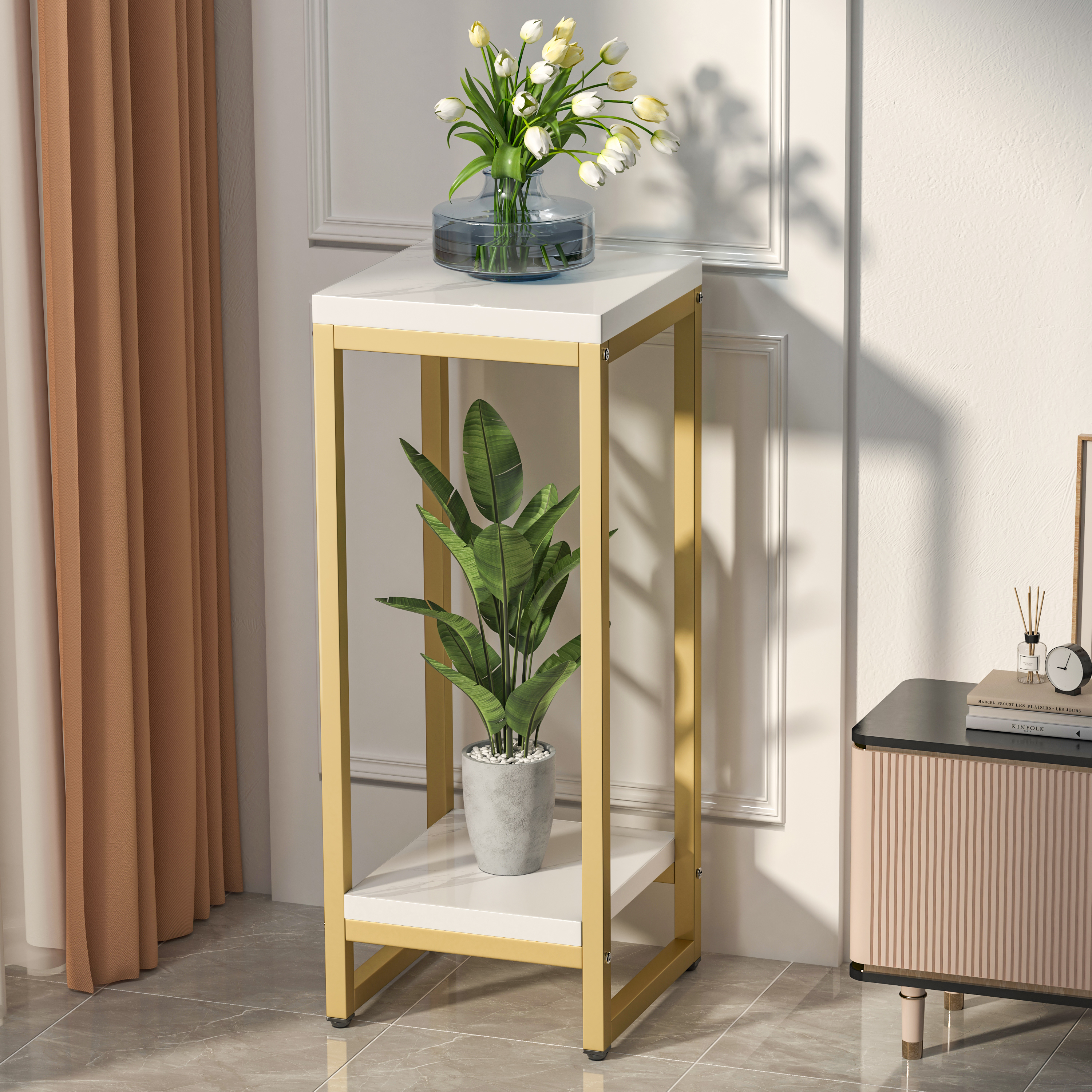 花架子客厅落地式阳台花盆托架室内植物展示架2024新款绿植摆放架