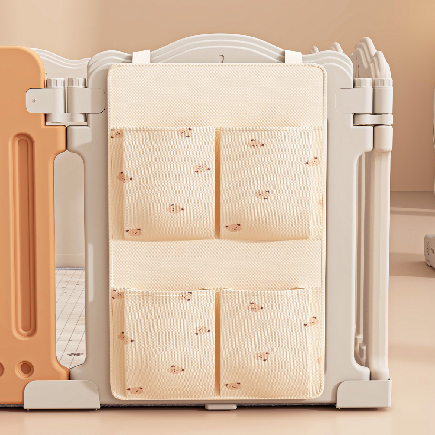 婴儿围栏爬爬垫拖鞋收纳