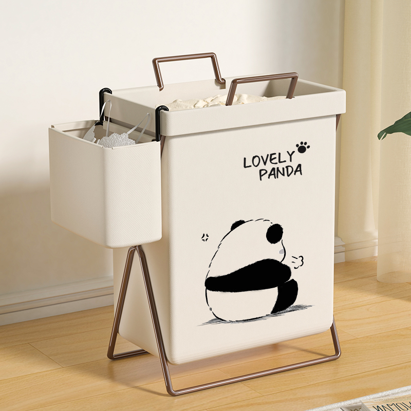 索白脏衣篓可折叠脏衣服收纳