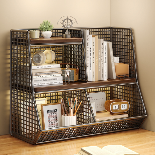 【高颜值】书桌置物架