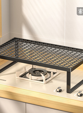 电磁炉支架铁架子支撑厨房置物架灶台底架家用煤气灶托架金属架托