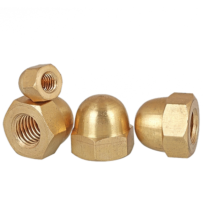 黄铜盖形螺母六角盖帽