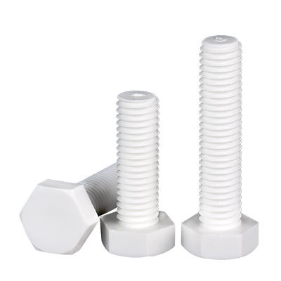 耐酸碱耐腐蚀PP塑料外六角螺栓
