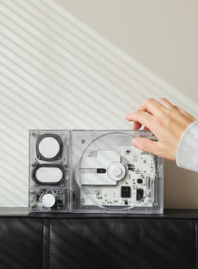 TINYL SPLIT柔雾白高保真CD机专辑播放器蓝牙CD播放机复古碟片机