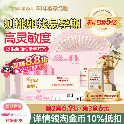 【精准高灵敏】金秀儿排卵试纸