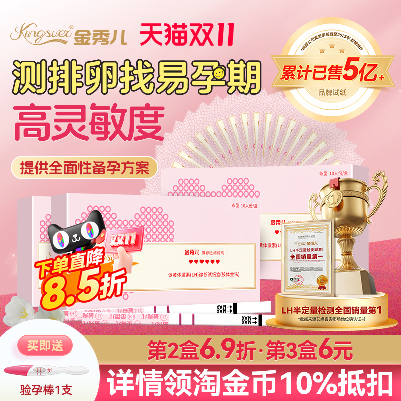【精准高灵敏】金秀儿排卵试纸