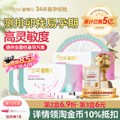 【精准高灵敏】金秀儿排卵试纸