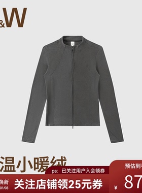 SW速惟运动外套女春季修身开衫德绒保暖上衣抓绒内胆摇粒绒瑜伽服