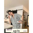舒适透气学生家居服 馨帮帮Homedress 夏季 卡通印花睡衣套装 女薄款