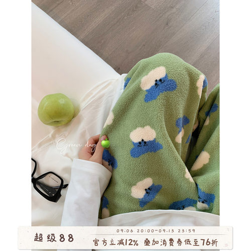 馨帮帮Homedress卡通法兰绒睡裤