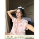 馨帮帮Homedress 舒适透气可外穿家居服 可爱卡通猫波点睡衣女夏季