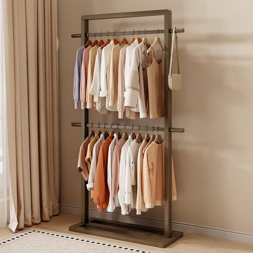 实木衣帽架落地挂衣架